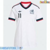 Camisa de time de futebol México Santiago Gimenez #11 Replicas 2º Equipamento Feminina Mundo 2026 Manga Curta